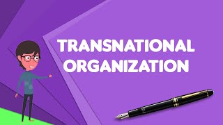 What is Transnational organization Explain Transnational organization [upl. by Sigismondo]