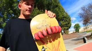 KICKFLIPPING A 5 STAIR ON A FLOWBOARD [upl. by Hsak]