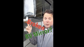 RV Newbie Series  2022 Fleetwood Discovery Drivers Mirror Replacement Easyish install but [upl. by Nnyledam]