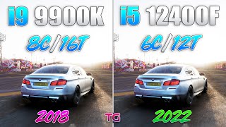 i5 12400F vs i9 9900K  Test in 10 Games [upl. by Ramak888]