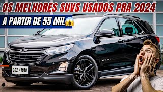 🔥 MELHORES SUVS USADOS PARA COMPRAR AGORA EM 2024 E SER FELIZ bons baratos e bem equipados [upl. by Kcirdef]