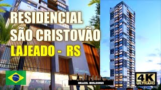 RESIDENCIAL SÃO CRISTOVÃO  EM LAJEADO  RS arranhaceu apartamentos edificios [upl. by Besnard]