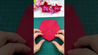 Handmade fivepointed star storage box for National Day Handmade DIY origami tutorial Fivepoi [upl. by Neb]