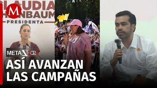 Campañas presidenciales Sheinbaum Gálvez y Álvarez en el radar político [upl. by Jehanna468]