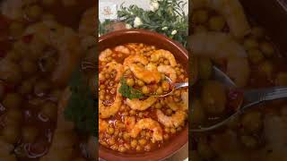 Garbanzos con langostinos ¡¡sabor espectacular [upl. by Danialah]