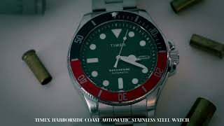 Timex Harborside Stainless Steel Automatic Watch “Cinematic Footage” [upl. by Nahij]