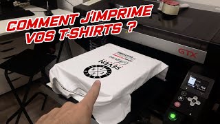 COMMENT JIMPRIME VOS TSHIRTS [upl. by Ahsihat255]