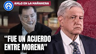 AMLO batea a Noroña tras reclamar el Senado [upl. by Zwiebel355]