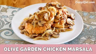 Olive Garden Chicken Marsala [upl. by Chandler]