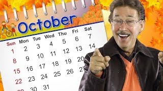 October  Calendar Song for Kids  Jack Hartmann [upl. by Nallid177]