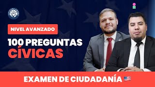 100 preguntas cívicas nivel avanzado  Ciudadanía americana [upl. by Neils]