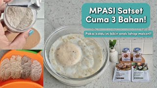 RESEP MPASI SATSET CUMA 3 BAHAN AJA I KALDU MPASI PURA [upl. by Deuno]