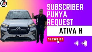 Perodua Ativa H  Sedap2 punya spec [upl. by Hertzog]