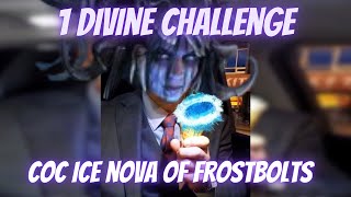 CoC Ice Nova of Frostbolts Occultist  1 Div Challenge  PoE 323 Affliction [upl. by Ardnasil]