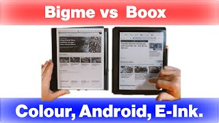 Bigme Inknote Colour Plus Lite vs Boox Tab Ultra C  Is it Even Close [upl. by Yelats]