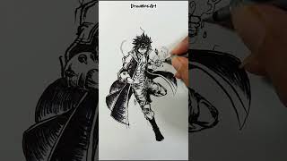 Draw Stickman Gray Fullbuster  Fairy Tail Anime [upl. by Ahseret678]