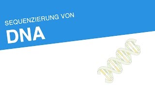 SEQUENZIERUNG VON DNA  Biologie  Genetik und Entwicklungsbiologie [upl. by Soph887]