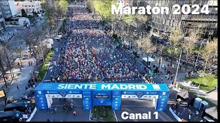 Maratón Madrid 2024 Canal 1 [upl. by Nyram]