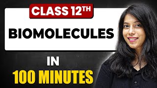 Biomolecules in 100 Minutes  Chemistry Chapter 10  Full Chapter Revision Class 12th [upl. by Yrrag]