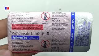 Folitrax 10 Tablet  Methotrexate Tablet  Folitrax 10mg Tablet Uses Benefits Dosage Review Hindi [upl. by Jule912]