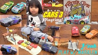 Disney Cars 3 Playsets RC Toy Cars and Diecast Cars Racing Series Jackson Storm RC [upl. by Anuahsar]