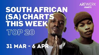 SA Charts Top 20 Songs in South Africa This Week 31 March  6 April 2024 [upl. by Nrubyar]