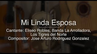 Mi Linda Esposa  Puro Mariachi Karaoke  Eliseo Robles Banda La Arrolladora Los Tigres del Norte [upl. by Mars]