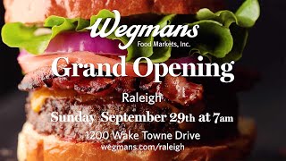 Wegmans Raleigh Grand Opening Burger [upl. by Ahsyat]