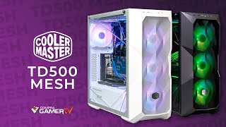 Ensamble con el gabinete Cooler master TD500 MESH ARGB con Ryzen 5600x y MSI VENTUS X2 RTX 3060TI [upl. by Jereme]