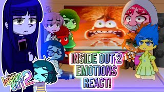 ✨  Inside Out 2 Emotions React To 😨😲  Inside Out 2  Gacha [upl. by Siol823]