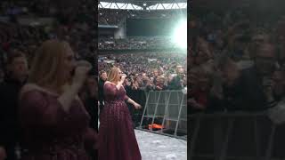 Adele at Wembley entrance [upl. by Hewet]