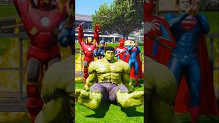 GTA V HULK BROTHERS EPIC SAVE AVENGERS FROM ZOMBIE APOCALYPSE ðŸ¤¯ shorts gta5 [upl. by Tabina]