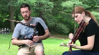 March amp Reels smallpipes fiddle guitar [upl. by Ykcim]