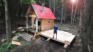 Ep1 Small Cabin Expanded to BIG CABIN  Humongous Off Grid Addition [upl. by Gaulin]