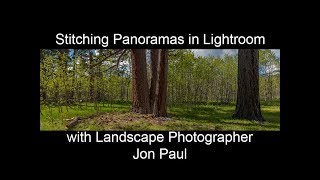 Stitching multiple images into a panorama in Adobe Lightroom CC [upl. by Lrem]