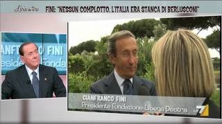 Fini Nessun complotto lItalia era stanca di Berlusconi [upl. by Solegnave]