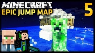 Minecraft EPIC JUMP MAP 5  FINALE Version 11 [upl. by Ahsikal]