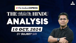 The Hindu Editorial Analysis  10 Oct 2024  Editorial By Sujeet sir  Adda247 IAS [upl. by Lasko]