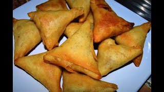 Mauritian Cuisine Chicken Samosa Recipe step by step  Samoussa au poulet Mauricienne [upl. by Eelsnia700]