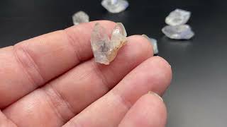 Rare Dumortierite Quartz Crystal Dumortierite in Quartz [upl. by Gundry533]