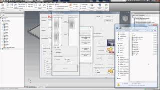 inventor crea modello piatto dxf ipart [upl. by Averyl]