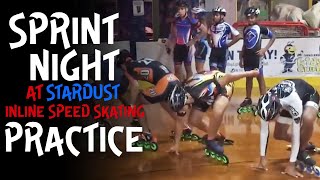 A Look Back 2018 Sprint Race Practice Night  Inline Speed Skating [upl. by Laws235]