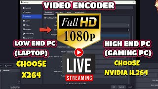 BEST OBS Settings for Low End amp High End PCs Fix Lag Full HD [upl. by Neala]