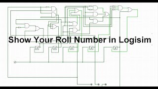 How to use Tflipflops and Clock pulse to Show Non Sequential Numbers  Example  My Roll [upl. by Idnat]