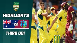 Australia v West Indies 202324  Third ODI [upl. by Anoet81]