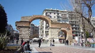 Arch of Galerius  Thessaloniki Greece [upl. by Sexela348]