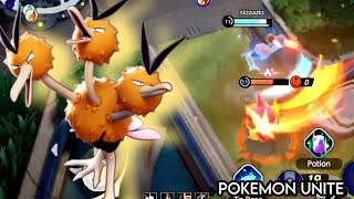 DODRIO  SPEEDSTER   POKÉMON UNITE  GAMEPLAY [upl. by Nolyarg]