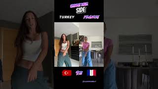 In the tayla trend this time turkey and franda challenge each other in a dance match [upl. by Goebel]