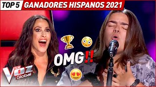 Audiciones a Ciegas de los GANADORES HISPANOS de La Voz 2021 [upl. by Spencer78]