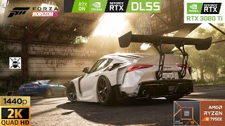 Forza Horizon 5  RTX 3080 Ti 12GB 219 UWQHD 1440p Max settings RTX ON  DLSS ON Quality [upl. by Attena728]